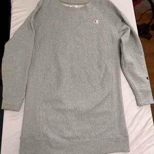 Y2K Champion Women's Gray Sweater Dress size small